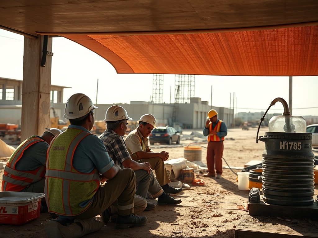 Heat stress prevention for outdoor crews in summer months
